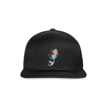 Sirène sirène sirène conte de fées - Casquette snapback - noir/noir - Devant