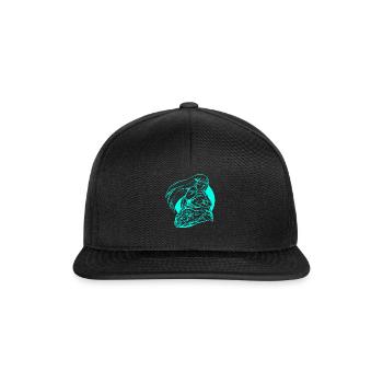 Sirène sirène sirène conte de fées - Casquette snapback - noir/noir - Devant