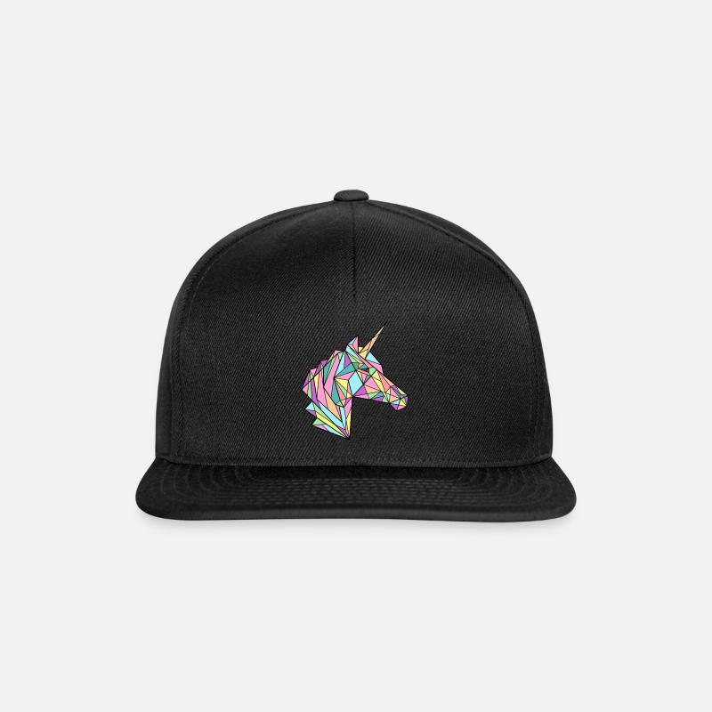 Unicorn v2 Designs by AR - Snapback Cap - black/black