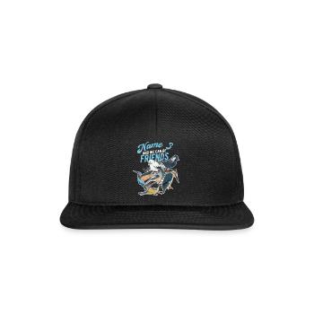 Nom 3 et nous pouvons être amis - Observation des oiseaux - Casquette snapback - noir/noir - Devant