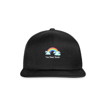 Depression Innerlich Tot Depressiv Einsam Traurig - Snapback Cap - Schwarz/Schwarz - Vorne