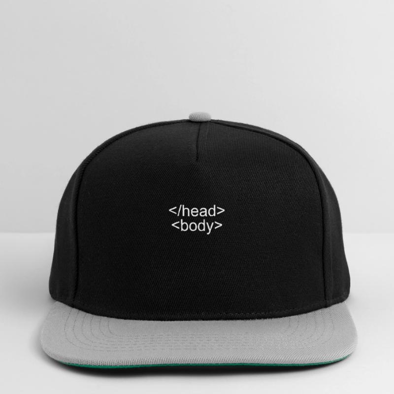Halloween Kostüm HTML Code IT Nerd Tech Support Snapback Cap