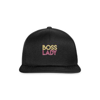 Patronne - Casquette snapback - noir/noir - Devant