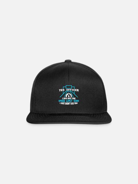 SPEED LIMIT - Snapback Cap - Schwarz/Schwarz