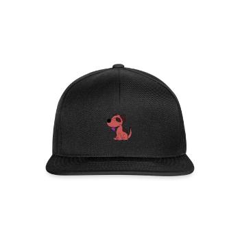 Sweet Dogs Dog Dog Love Gift Wau Animal Love - Snapback Cap - black/black - Front