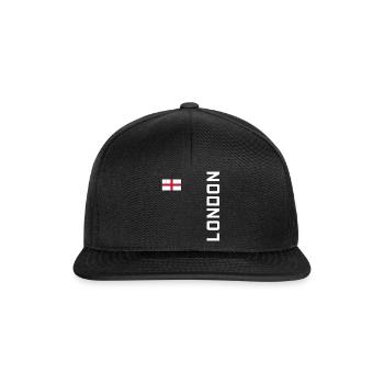 CHEMISE DE LONDON - Casquette snapback - noir/noir - Devant