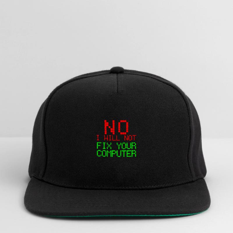 Informatique Software Engineer Programmer Code Casquette snapback