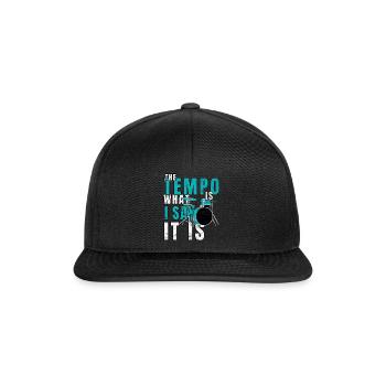 Drums - Snapback Cap - black/black - Front