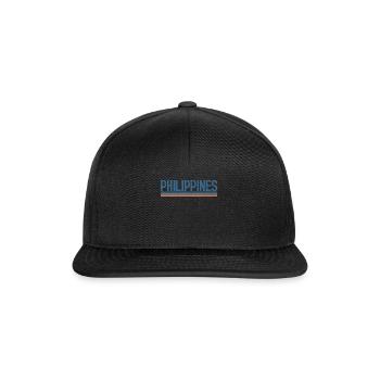 Philippines Design - Snapback Cap - black/black - Front