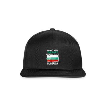 Bulgaria - Snapback Cap - black/black - Front