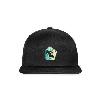 Snowboarding - Snapback Cap - Schwarz/Schwarz - Vorne