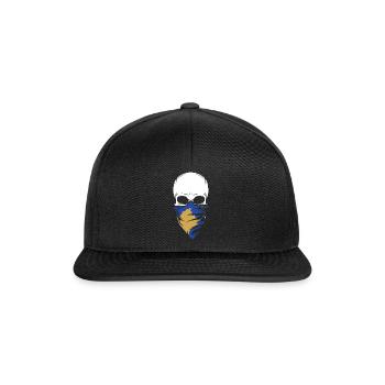 Kosovo Skull Tee Shirt - Kosovo - Casquette snapback - noir/noir - Devant