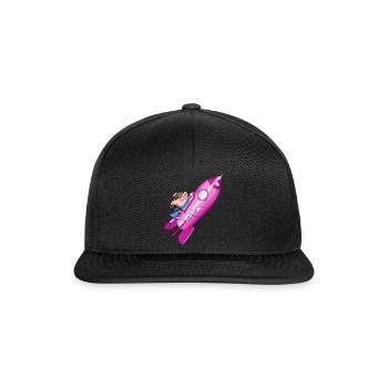 rocket - Snapback Cap - black/black - Front
