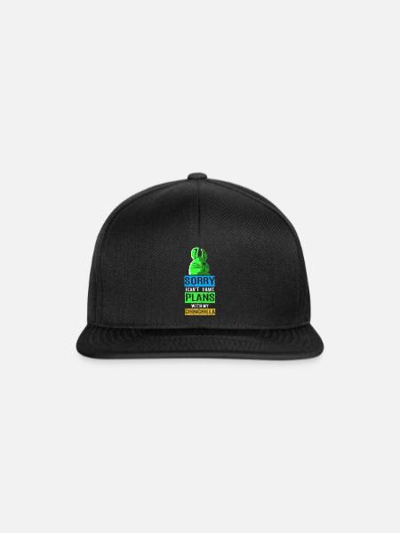 Chinchilla - Snapback Cap - Schwarz/Schwarz