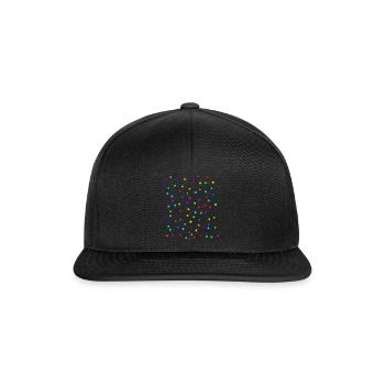 Konfetti - Snapback Cap - Schwarz/Schwarz - Vorne