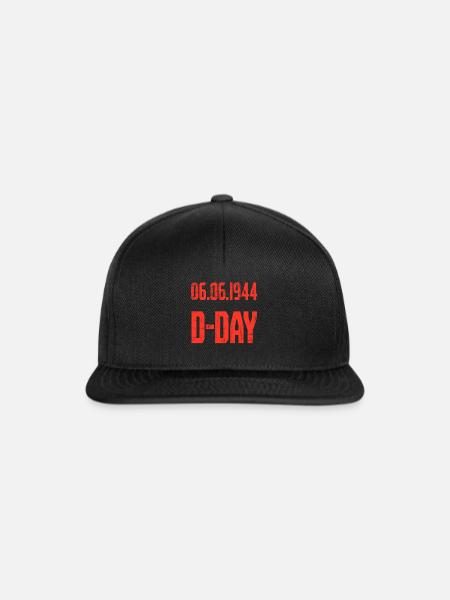 D-Day - Snapback Cap - Schwarz/Schwarz