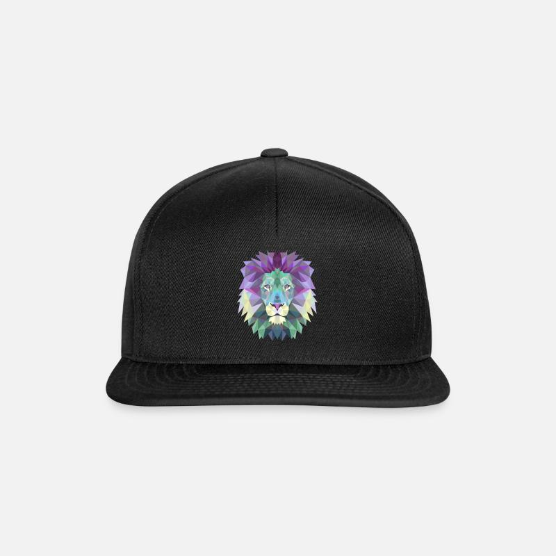 POLYGONE DE LION - Casquette snapback - noir/noir