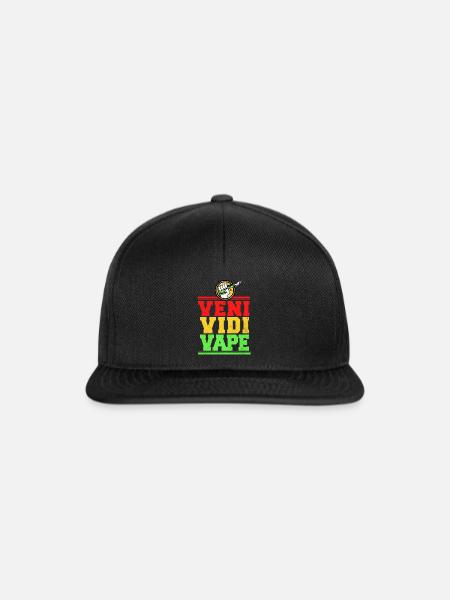 Vape - Snapback Cap - Schwarz/Schwarz