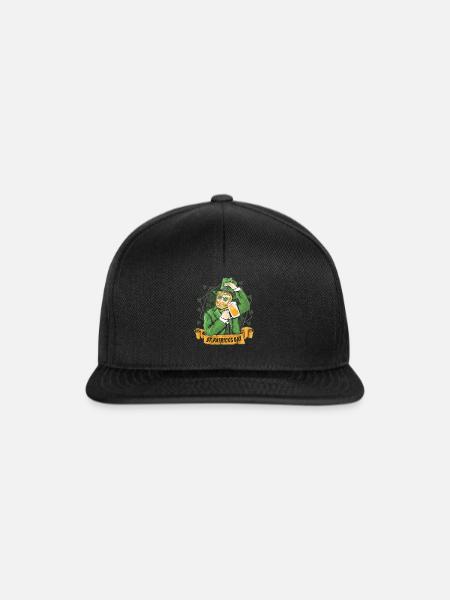 ST. PATRICKS DAY - Snapback Cap - Schwarz/Schwarz