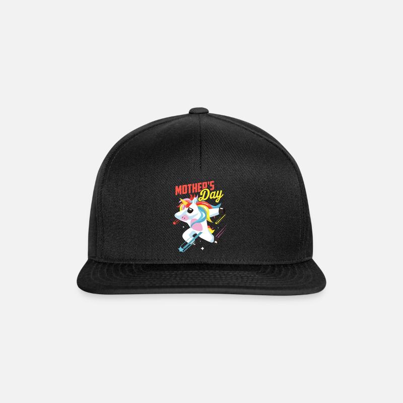 Zum Muttertag - Snapback Cap - Schwarz/Schwarz