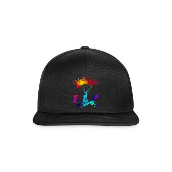 Paragliding - Snapback Cap - Schwarz/Schwarz - Vorne