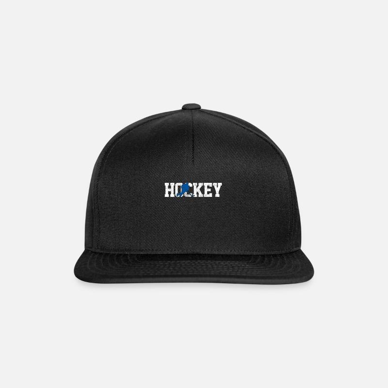 Eishockey Eishockey - Snapback Cap - Schwarz/Schwarz