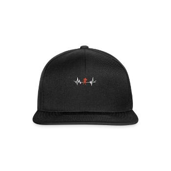 flag football - Snapback Cap - Schwarz/Schwarz - Vorne