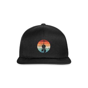 Geige - Snapback Cap - Schwarz/Schwarz - Vorne