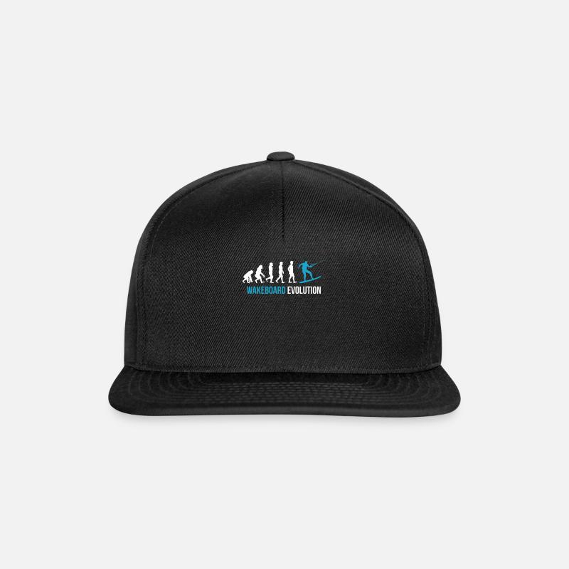 Evolution du wakeboard - Casquette snapback - noir/noir