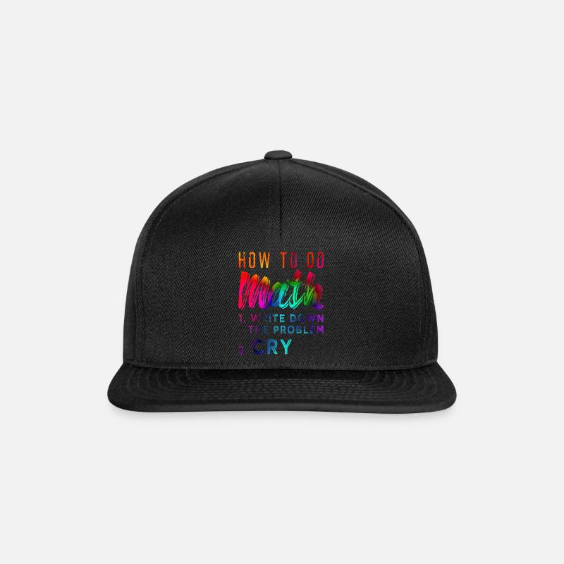 Mathematics - Snapback Cap - black/black