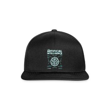 Artificial Intelligence AI - Snapback Cap - Schwarz/Schwarz - Vorne