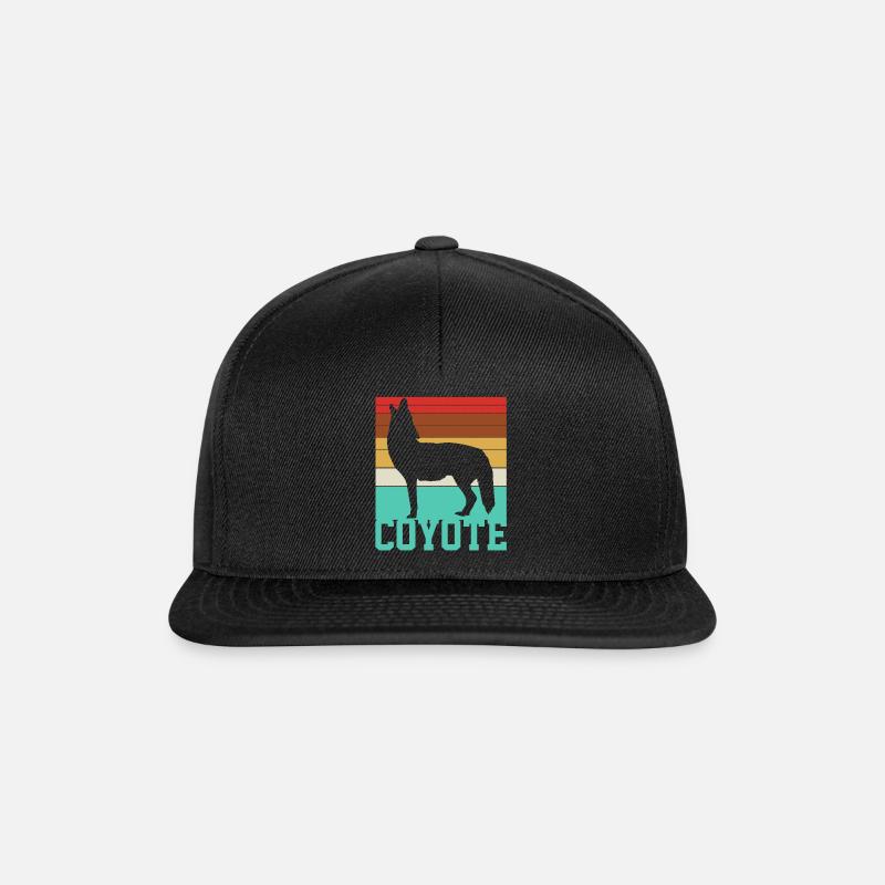 Coyote Coyote Coyote - Casquette snapback - noir/noir