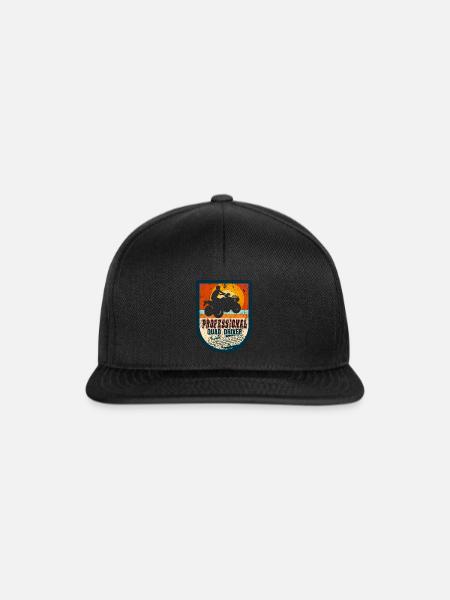 Quad ATV - Snapback Cap - Schwarz/Schwarz