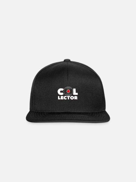 Schallplatte - Snapback Cap - Schwarz/Schwarz