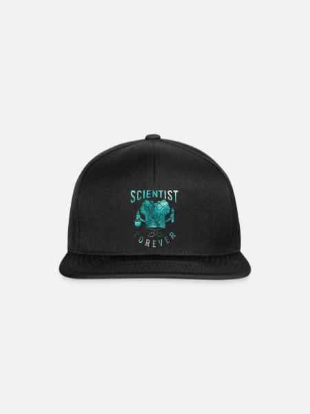 Wissenschaftler - Snapback Cap - Schwarz/Schwarz