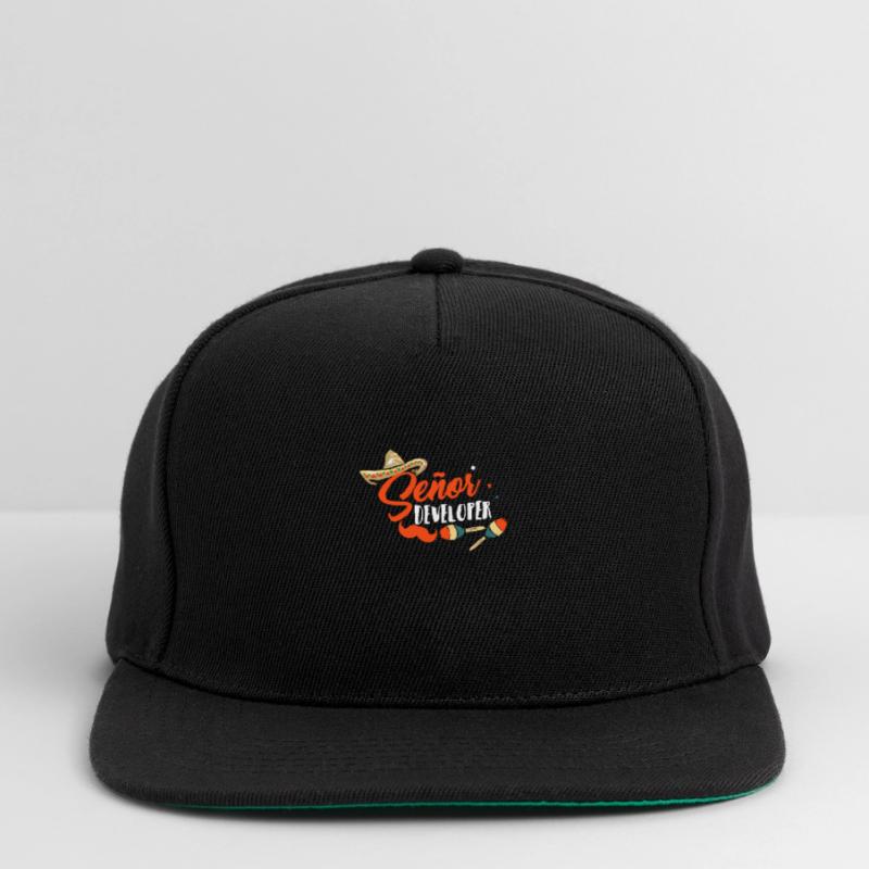 Programmer Senior Developer Programming Snapback Cap