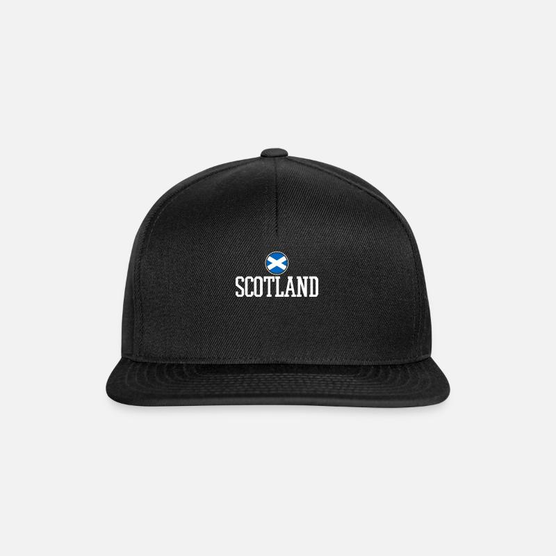 Schottland Scott - Snapback Cap - Schwarz/Schwarz
