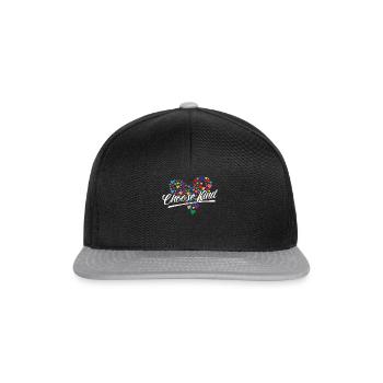 Wählen Sie Art - Güte - Anti - Mobbing - Snapback Cap - Schwarz/Grau - Vorne
