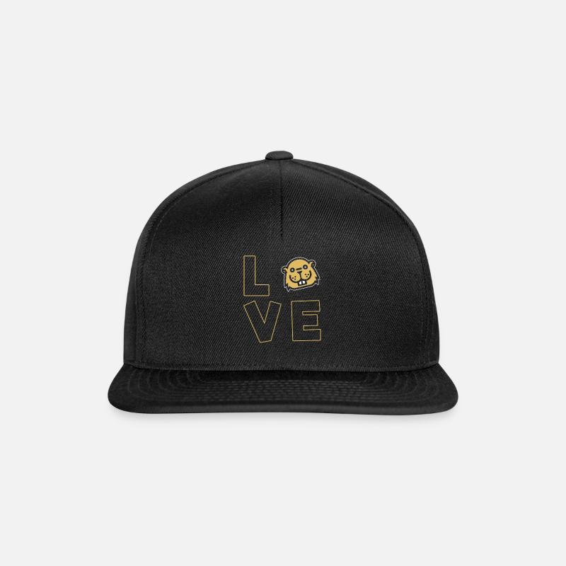 Biber - Snapback Cap - Schwarz/Schwarz