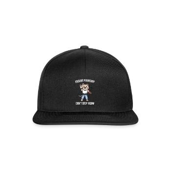 Freddie Purrcury don't stop meow cat gift - Snapback Cap - black/black - Front