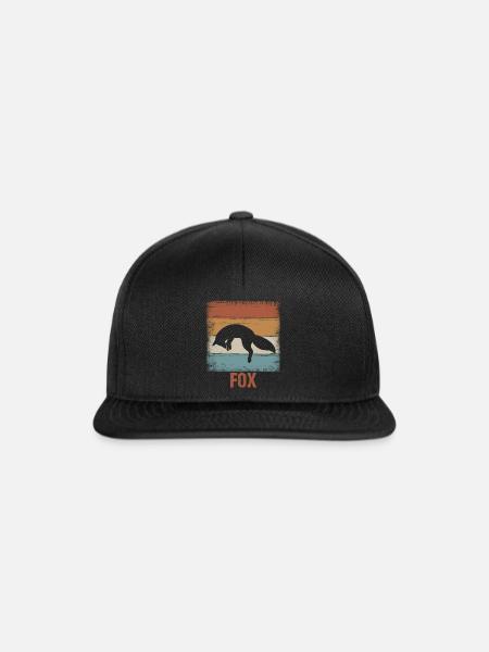 Fuchs Fox - Snapback Cap - Schwarz/Schwarz
