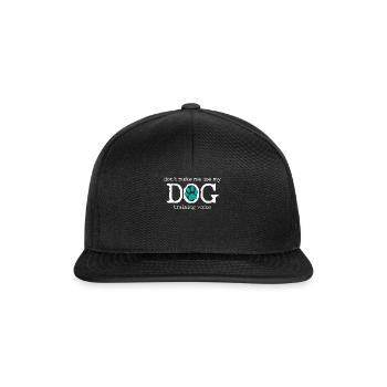 Hunde-Agility - Snapback Cap - Schwarz/Schwarz - Vorne