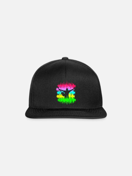 festival - Snapback Cap - Schwarz/Schwarz