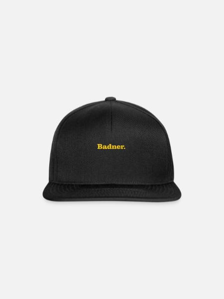Badner - Snapback Cap - Schwarz/Schwarz