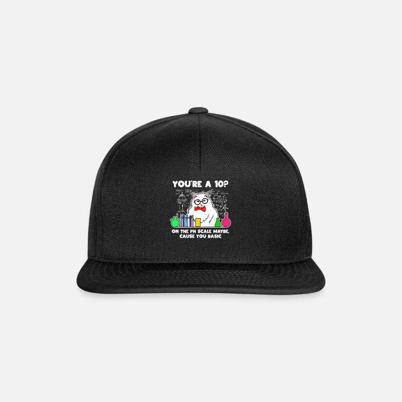 Chimie Geek Ph - Casquette snapback - noir/noir