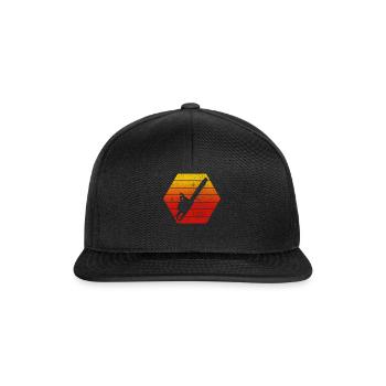 scie à chaîne - Casquette snapback - noir/noir - Devant