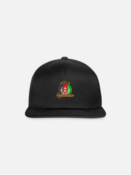 Afghanistan - Snapback Cap - Schwarz/Schwarz