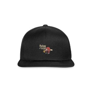 Faultiere - Snapback Cap - Schwarz/Schwarz - Vorne