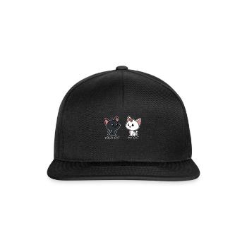 Ton chat Mon chat - Casquette snapback - noir/noir - Devant