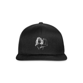 Strong woman - Snapback Cap - black/black - Front